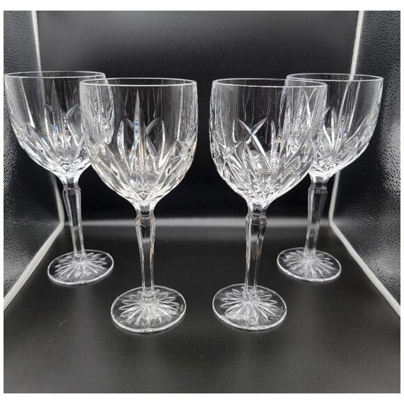 Marquis Waterford Crystal Glass Set of 4 12oz Water Goblets Stemware - Picture 1 of 9